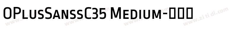 OPlusSanssC35 Medium字体转换